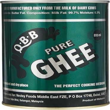 Q.B.B Pure Ghee 800Ml, 12 Pieces Per Carton